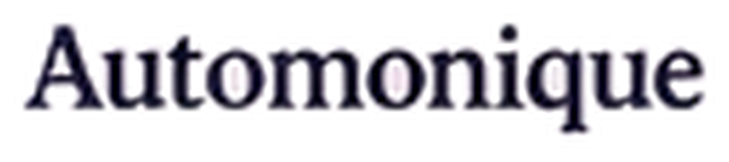 Wordmark Automonique en Bitter
